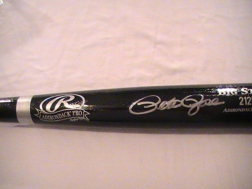 PETE ROSE SIGNED AUTOGRAPHED RAWLINGS BAT CINCINNATI REDS COA + HOLOGRAM