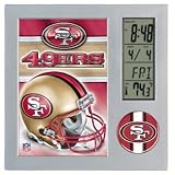 San Francisco 49ers Desk Clock - NFL Desk Clocks