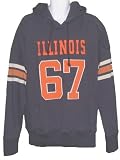 Mens Illinois Fighting Illini Navy Octane Hooded Sweatshirt - S
