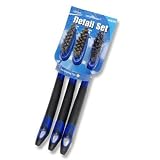 Viking 3 Piece Detail Brush Set with Deluxe Grips