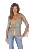 Wrangler 20X Fashion Bell Sleeve Lace Blouse