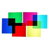 Buy Colored Film Gels - Set of Six Colors 8x10 inch sheets