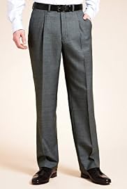 Collezione Luxury Pure Wool Single Pleat Trousers