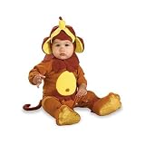 Rubies EZ-On Romper Costume, Monkey See Monkey Do, 6 to 12 Months