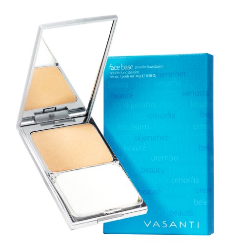 Vasanti Face Base Powder Foundation with Mineral Pigments - Oil-Free