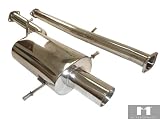 M2 Performance Subaru Impreza 02-07 WRX/STi Stainless Steel Catback Exhaust System Oval Muffler