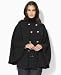 Lauren by Ralph Lauren Sweater, Gala Double Breasted Cape Black L/XL