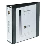 Avery Nonstick Heavy-Duty EZD Reference View 3 Inch Black Binder (79693)