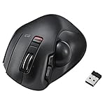 ELECOM ワイヤレストラックボール 5ボタン チルト機能 握りの極み ブラック M-XT1DRBK