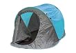 POP UP ZELT WURFZELT QUICKTENT GRAU/BLAU