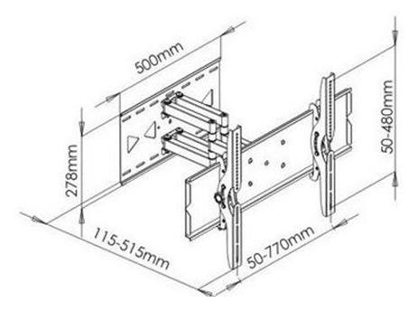 Bravia Cable Wall Articulating Mountfree  Sony Xbr Hdmi 52xbr5 Compatible Dual 