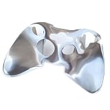Black & Grey camouflage Silicone Case Skin Cover for Xbox 360 Controller with *Free* Bundle Internal Antenna Booster for Your Cell Phone.