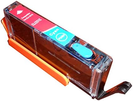 Premium Edible Ink Cartridge CLI-251XL Cyan for Canon Printers (e.g. MG6420)