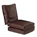 Z Lounge Single BROWN Faux Leather Bean Bags Image
