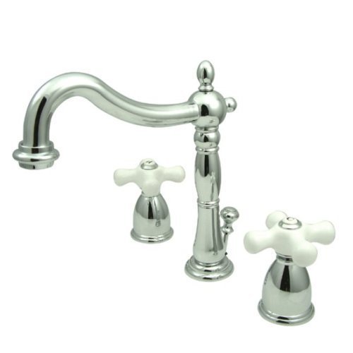 Kb Heritage Wide Spread Bathroom Faucet, Polished Chrome Finish- Kb1971Px