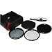 Bower VFK58C 58MM Digital Hi Resolution UV Cpl ND4 Filter Set f/ Digital and Video Cameras