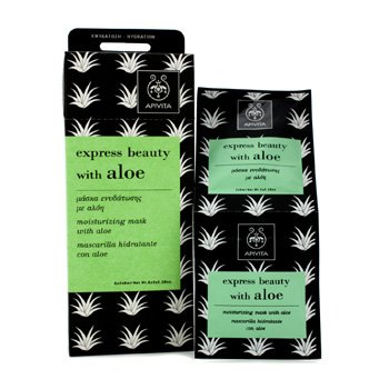 Apivita Express Beauty Moisturizing Mask with Aloe - 6x(2x8ml)