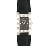 Chaumet Large Rectangle 18k White Gold and Diamond Watch by Chaumet
