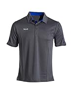 Izas Polo Bedar (Gris Oscuro / Azul Royal)