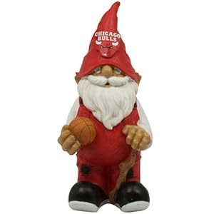 Forever Collectibles NBA Chicago Bulls Garden Gnome Forever Collectibles NBA Chicago Bulls Garden Gnome