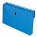 Globe-Weis Laminated Expanding Wallet, 10 x 15 Inches, 3-1/2 Inch Expansion, Blue, (12560)