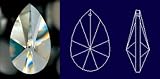 1.5" 30% Lead Teardrop Suncatcher Crystal Prism