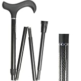 Carbon Canes Folding Carbon Fiber Cane - Black