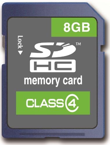 Memzi 8GB Class 4 SDHC Memory Card for Polaroid Instant Print Digital Cameras