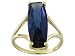 10KT 4.65CT LAB CREATED ALEXANDRITE RING