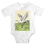 Onesie with wing, crane, flower, bird, animal,... by SHOPZEUS