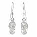 Sterling Silver Flip Flop Earrings