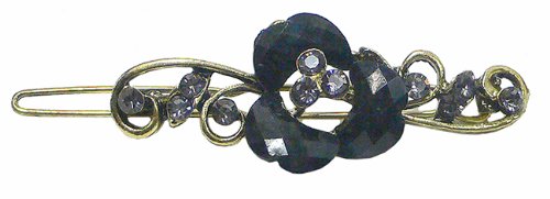 Crystal Flower Barrette P86175-1-0140