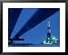 Alaska Oil Pipeline and Oil Rig at Night Industrial Architecture Framed Art Poster Print by Kenneth Garrett, 31x25