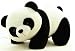 Tickles Black,White Panda Stuffed Soft Plush Toy Love Girl 40 cm RS.435.00