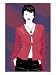 Stylish Woman Stretched Canvas Poster Print