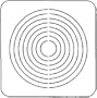 Provo Craft Coluzzle Nested Shape Template (4.88") - Circle