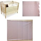 Solid Lavender 5 Piece Crib Bedding Set