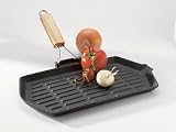 ARCOSTEEL 1154 GRILL PLATE CAST IRON 8 INCHX14 INCH RECTANGLE