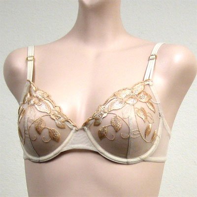 Orlfa $63 Beige Triplet Strap Bra #0092