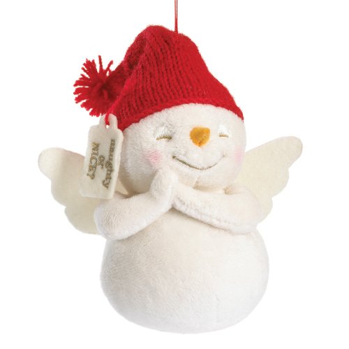 Boyds Plush Ho Snowpinion Plush Snowman Ornament