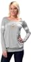 Minnesota Vikings Women's Long Sleeve Armband Jersey Top - by Alyssa Milano
