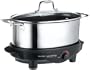 Westbend 6-quart Versatility Everyday Cooker Polished Stainless Steel Pot Slow Cooker
