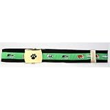 Australian Shepherd Breed Belt Green - Adjusts to 44 inches
