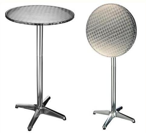 Alu Tisch - Bistrotisch kippbar und höhenverstellbar
