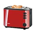 Severin AT 2568 Automatik-Toaster, rot-schwarz