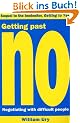 Getting Past No: Negotiating with Difficult People