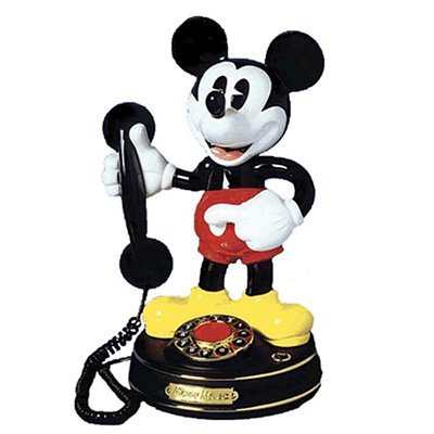 Mickey Mouse Animated Retro Color Phone