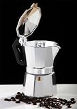 Produkt-Bild: Klassischer Espressokocher / Mokkabereiter f&uuml;r 6 Tassen, inkl. 250g Edelmokka