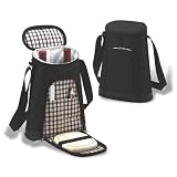 Picnic at Ascot London 2 Bottle Tote and Cheese Set