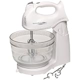 Hamilton Beach 64695 6 Speed 225 Watts Hand Stand Mixer with Glass Bowl by HAMILTON BEACH/PROCTOR SILEX